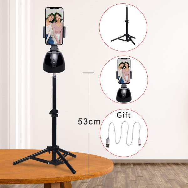 360 Auto Ansiktsspårning Kamera Gimbal Stabilisator Selfie Stick Smart Shooting Stativ Objekt Spårning hållare