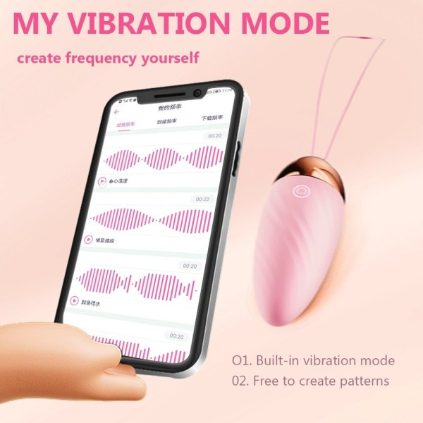 Bluetooth Vibraattorit Muna Langaton Pitkä Etäisyys APP Puhelin Ohjaus Hiljainen Klitoris Stimulaattori 18 + Pari lelut Aikuisten Naisten Pelit