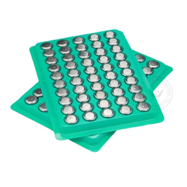 50 stk LR44 AG13 L1154 357 SR44 1,55V sink mangan knapp batteri klokke leker og elektroniske produkter