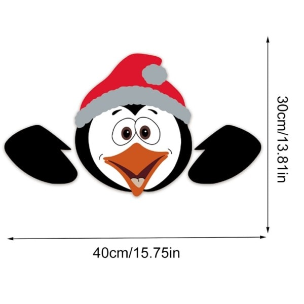 Jul Djur Staket Peeker Dekoration Jul Ornament
