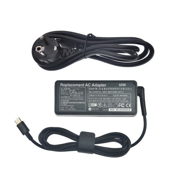 20V 3.25A 65W Universaali USB C-tyyppi kannettava matkapuhelin puhelin virta sovitin laturi
