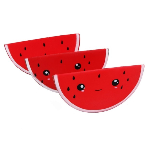 Kawaii Vandmelon Squishy Simuleret Frugt Langsomt Resende Brød Duftende Squeeze Legetøj