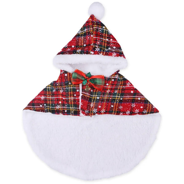 Jul Katt Huvtröja Varm Klädsel Klädsel för Små Hundar Katter Dräkt Kläder Kläder Husdjur Tomte Cosplay Dräkt