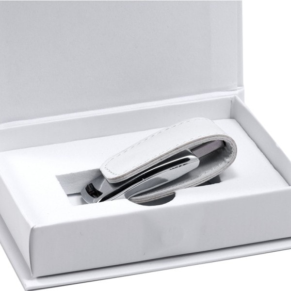 Flash Pen Drives 128GB Pendrive Leather Usb + White Box