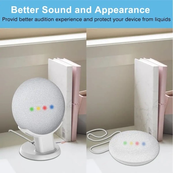 Desktop Stativ For Google Home Mini Nest Mini Voice Assistants Compact Holder Case