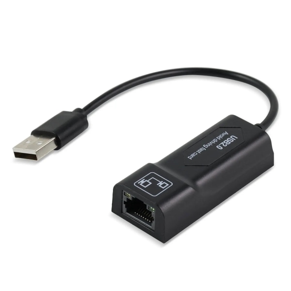 USB2.0 Til RJ45 Nettverk kabel adapter 100Mbps kablet nettverk kort ekstern stasjon gratis nettverk kort for datamaskin notatbøker