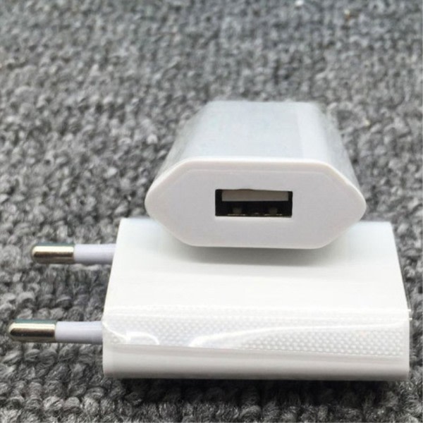 Universal USB AC EU Vegg Strøm Adapter Lade lader adapter