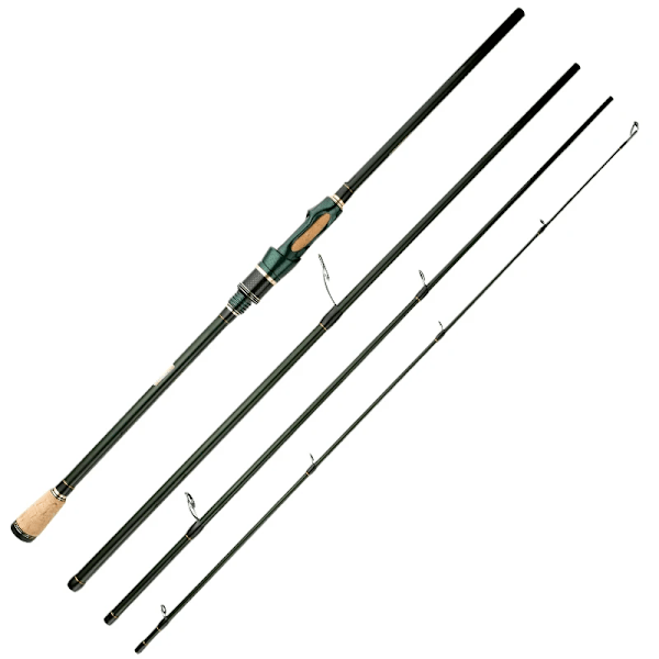 Spinning valu hiili kalastus vapa 4-5 osia 2,4m kannettava matka vapa pyörre kalastus vavat kalastus varusteet
