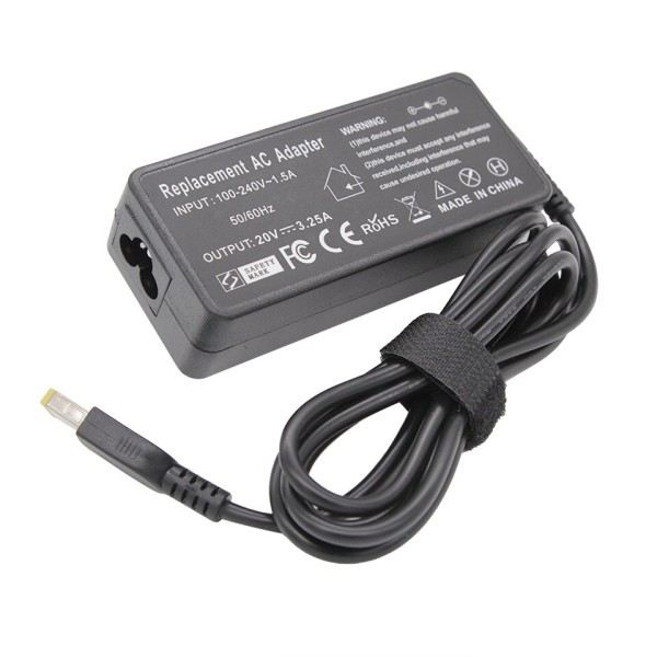 20V 3,25A 65W USB AC Bärbar dator Laddare Ström Adapter För Lenovo Thinkpad X301S X230S G500 G405 X1 Carbon E431 E531 T440s
