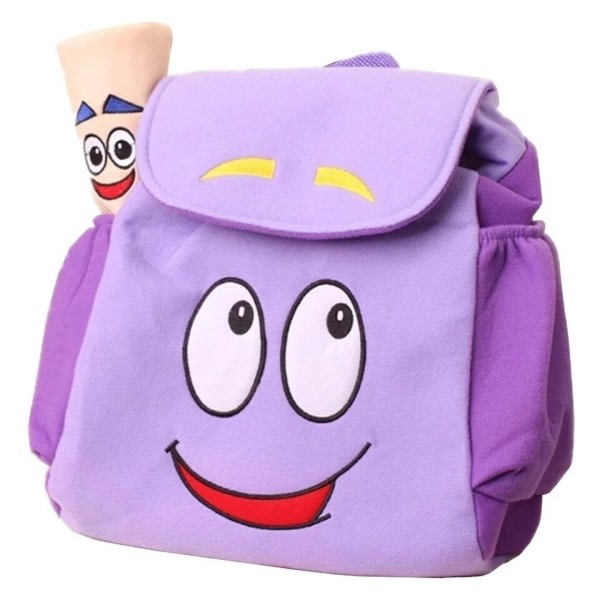 Violetti  Dora Explorer reppu pelastuslaukku kartalla esipäivätarha lelut