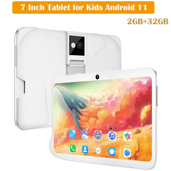 Oppimis tabletti lapsille Android 11 2GB 32GB 7 7 tuumainen lapsille tabletti taapero opetus lelu