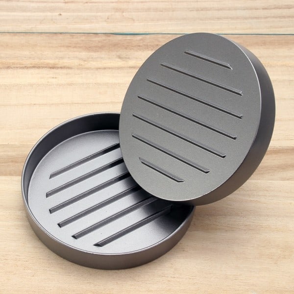 Hamburger Press, Non-Stick Burger Pres, Perfect Hamburger Mould Perfekt för BBQ,Eessential Kök  Tillbehör