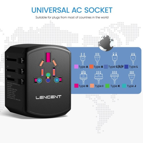 Internationell resor adapter resor laddare