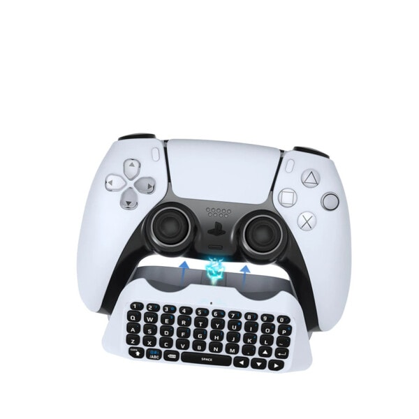 Trådlös Bluetooth Gamepad tangentbord kontroll chatt pad för PS5