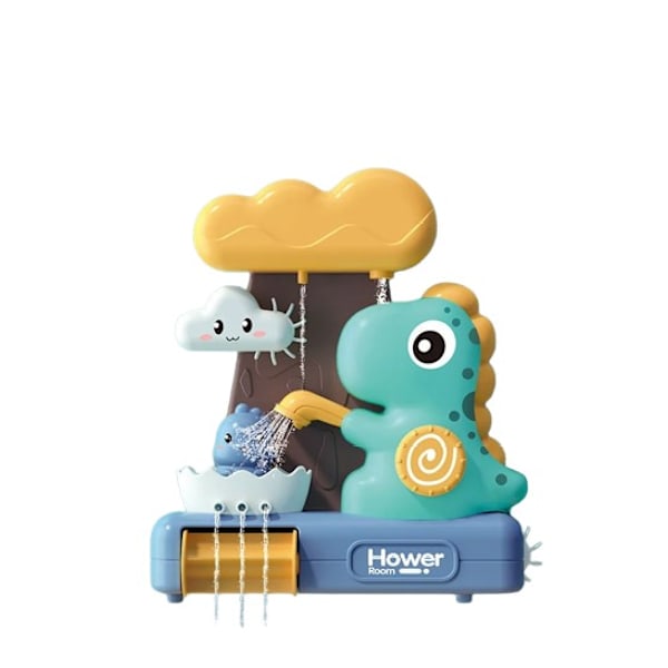 Baby bad vann leker tegneserie dyr dinosaurer rør montering badekar dusj hode barn bade lek vann spill leker