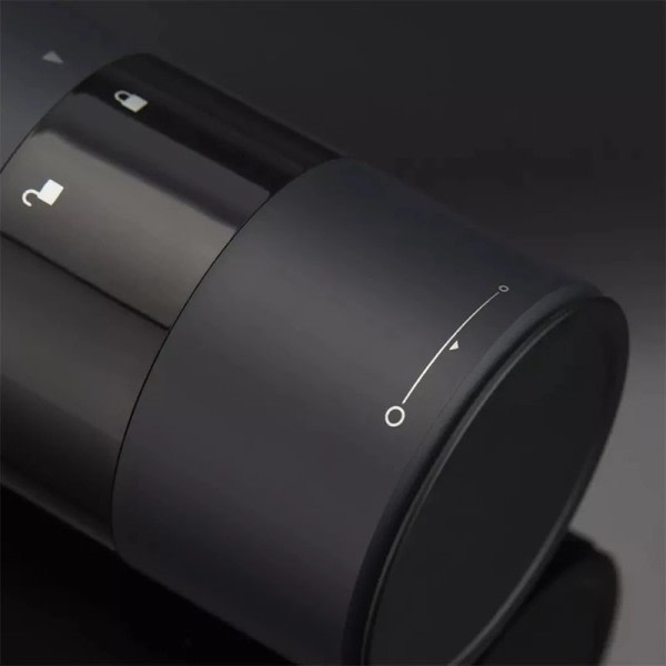 Elektrisk Kvarn Automatisk Kvarn Peppar Och Salt  LED Ljus 5 Modes Peper Krydda Grain Pulverizer