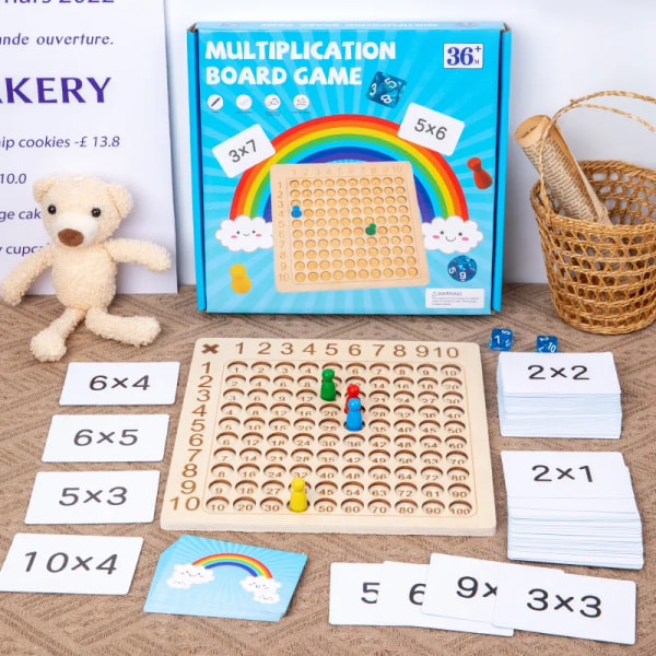 99 Kerto Lauta Peli Puu Montessori  Lapset Oppiminen Koulutus lelut