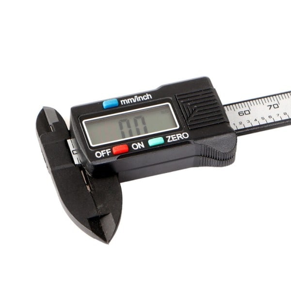 LCD Elektronisk Digital Vernier Bokmått Mätare Mät Sten