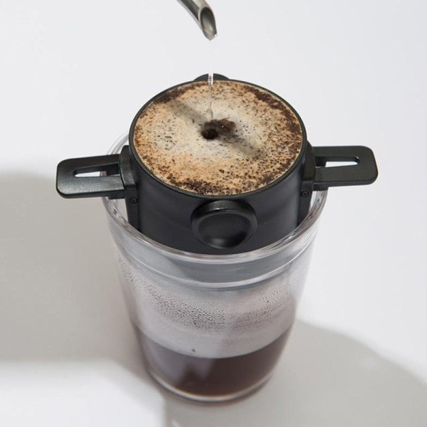 Sammenklappelig Kaffe Filter Bærbar Rustfrit Stål Dryp Kaffe Te Holder Tragt