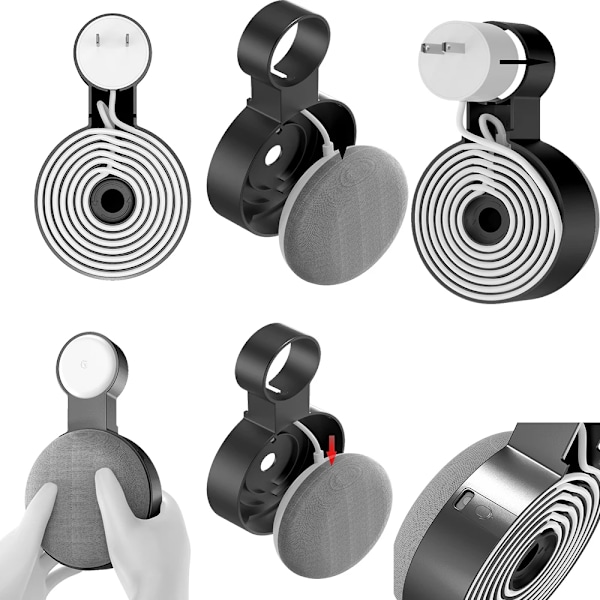 Mini (1st Gen)/Nest Mini (2nd Gen) audio wall mount lagring fäste