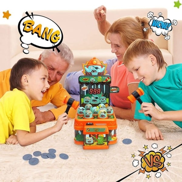 Arkad Spel Leksaker Whack Spel Mulvar Leksak Tecknad Zombie Stil Roliga Leksaker