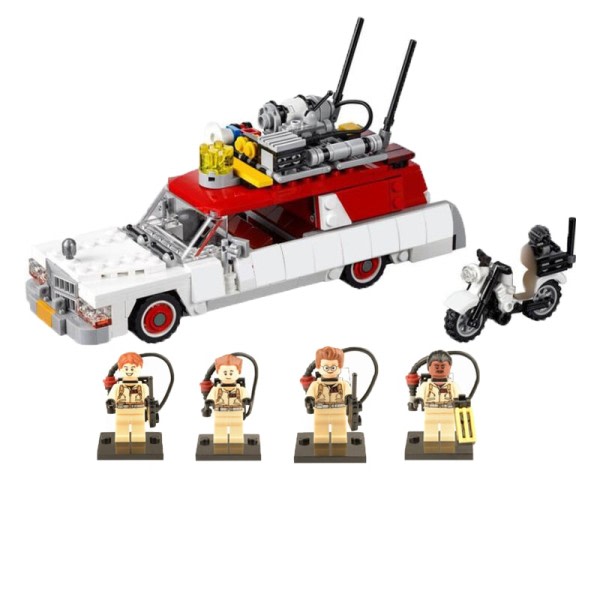 LepiningFriends 508PCS Ghost Busters Ecto-1 Building Blocks Brick Leker