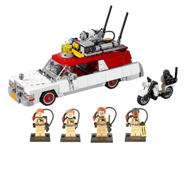 LepiningFriends 508PCS Ghost Busters Ecto-1 Byggnadsblock Brick Leksaker