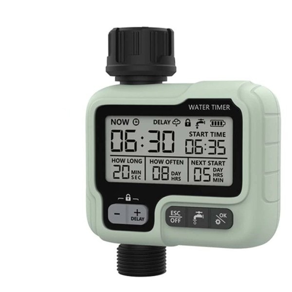 Stor Skjerm Display Hage Vanning Timer Irrigation Controller Digital Programmerbar Kran