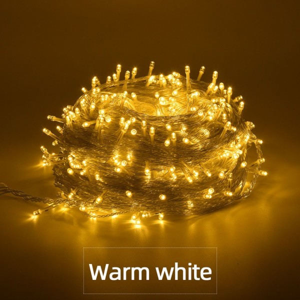 Jul Lys Led String Fairy Light 8 Modes Jule Lys Til Bryllup Fest Ferie Lys