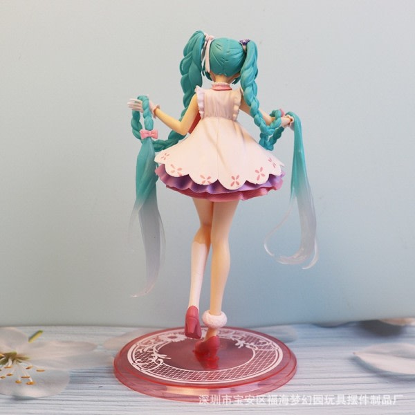 DIVA Arcade Rosa Cherry Hatsune Miku Figur Anime Jente Figurine Modell Dekorasjon Dukker