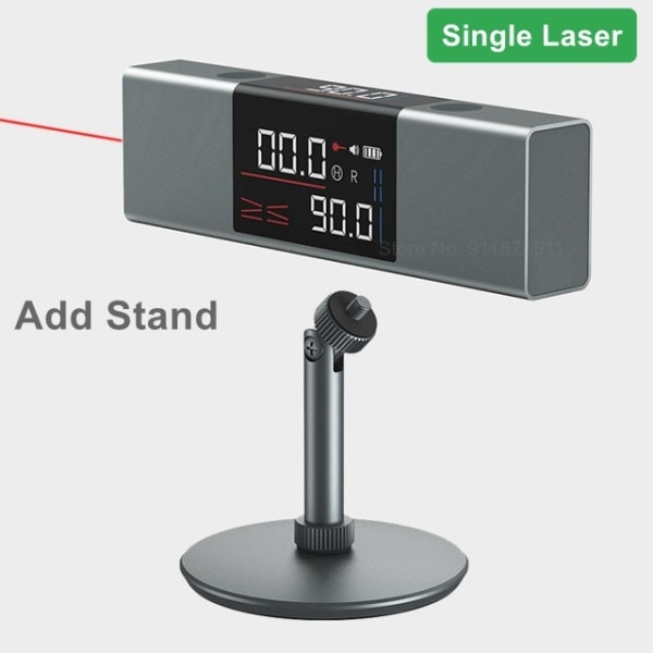 Bärbar Laser Vinkel Nivå Mätning Markering Instrument