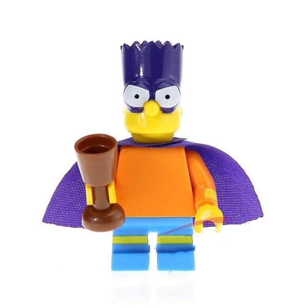 Tegneserie The Simpsons Anime Mini Action Figurer DIY Assembly Building Blocks Educational Modell Leker