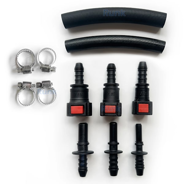 Bränsle tryck test sats - bränsle tryck mätare - 0-100PSI bränsle insprutning pump tryckprovare mätare kit