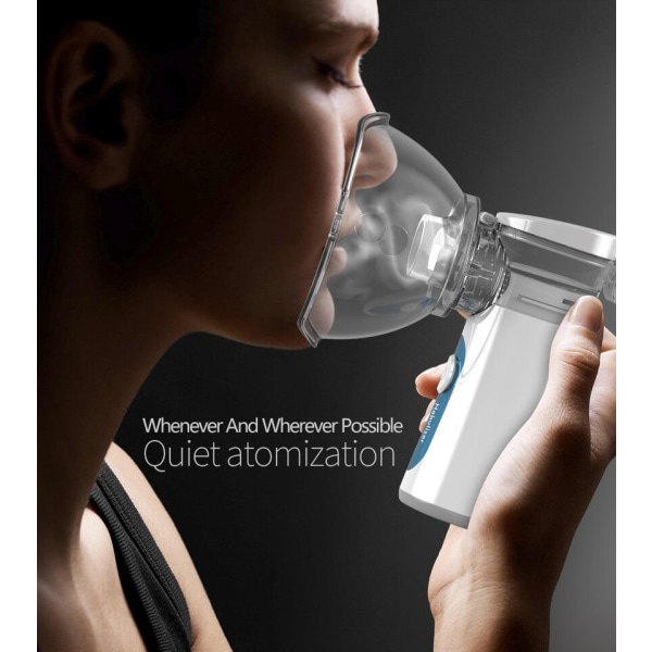 Håndholdt bærbar autoclean Inhaler Nebulizer Mesh Atomizer lydløs inhalator nebulisator