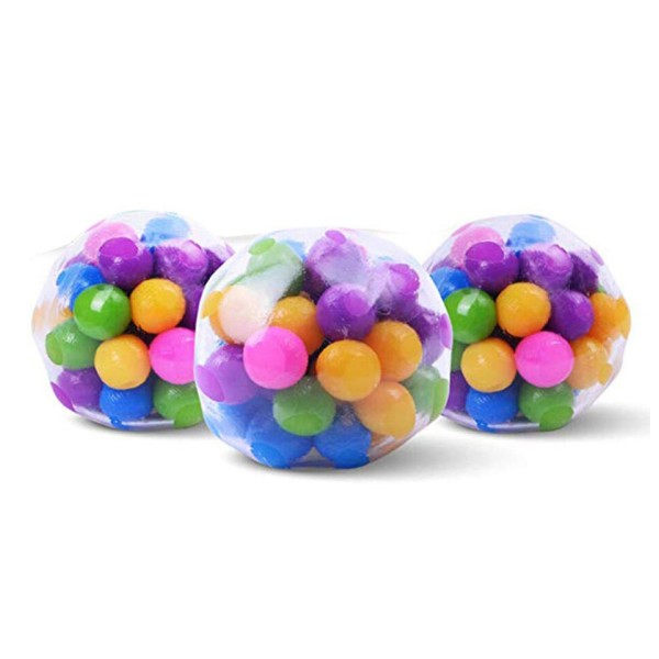DNA Stress Baller Fargerike Vann Perler Squeeze Baller Ease Sensory Ease Fidget Leker