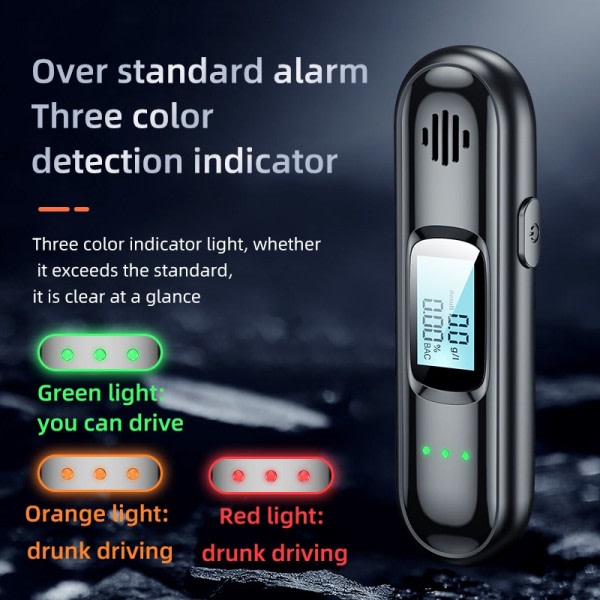 Bærbar Berøringsfri  Alkohol Tester Breathalyzer