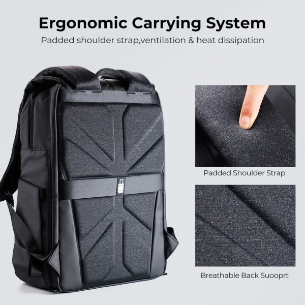 Kamera Rygsæk Taske Can Carry Ergonomisk Design til DSLR 6502 | Fyndiq