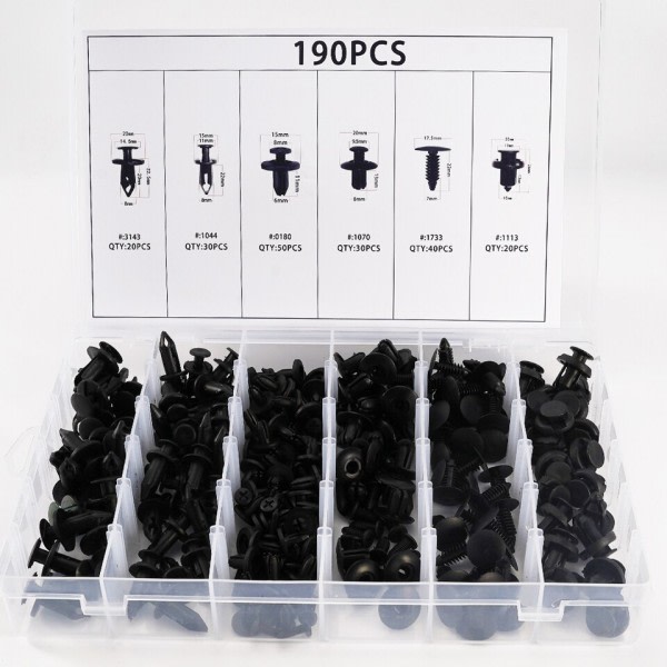 Bil holder clips fastenere biler karosseri sæt auto dør panel trim clips kit 1 stk fastener fjerner til bil