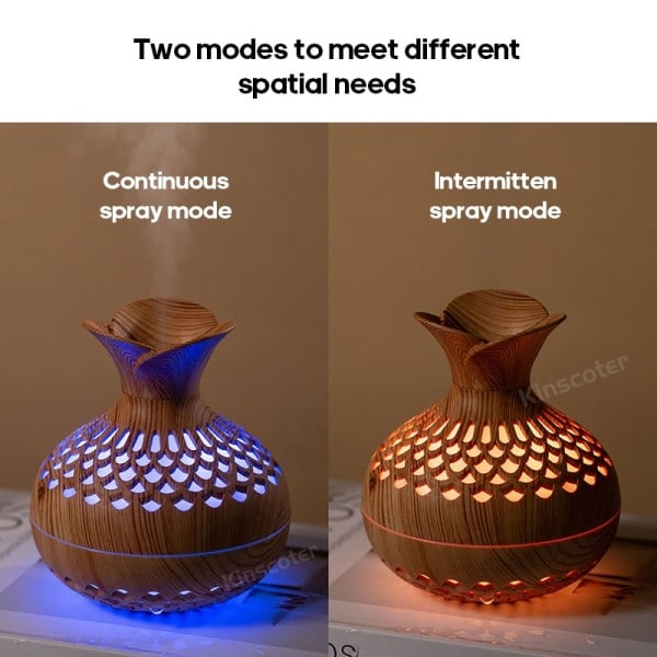 Tre Korn Luftfukter 300ml USB Aroma Diffuser Atomizer USB Husholdningsluftfukter