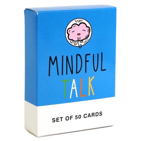 Mindfulness Talk Card Peli Mindfulness koulu Mindfulness Peli lapsille Mindful Talk Cards