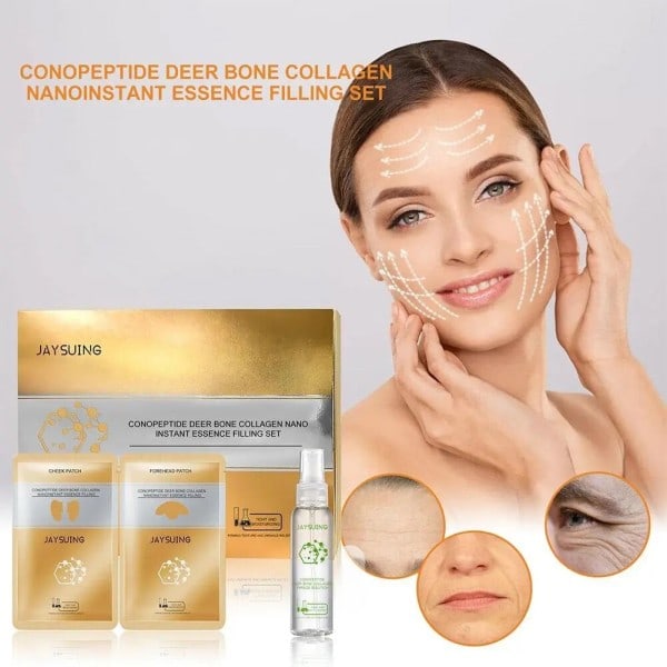 Peptid Deer Bone Collagen Essence Kit Anti Aging Nano Instant Essence Fyld Essence