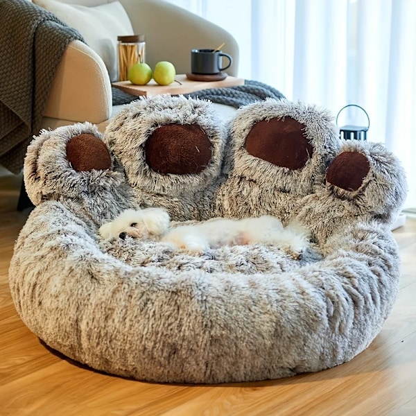 Paw Shape Bekväm Mysig Husdjur Sovande Sängar