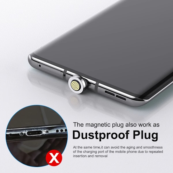 7 nasta magneetti kärjet NNBILI magneetti kaapeli C-tyyppi mikro USB magneetti varaosa