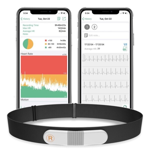 Bluetooth EKG syke monitori langaton EKG kone harjoitus harjoitus data synkronoinnin kanssa