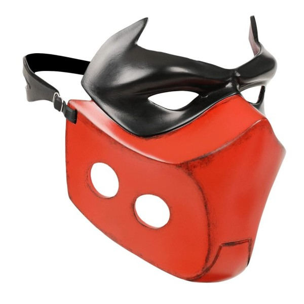 Punainen huppu naamio  Upea taide kokoelma Jason Todd Resin kypärä Halloween Cosplay rekvisiitta