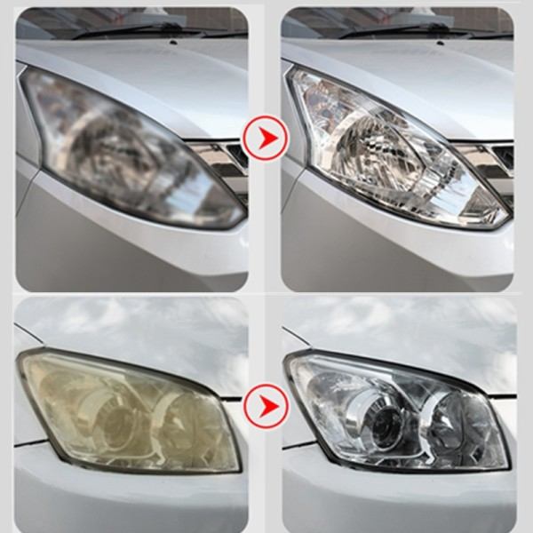 Ajovalo kiillotus sarja kiillotus auto ajovalot 800ml neste polymeeri faros auto ajovalo restaurointi kiillotus auto