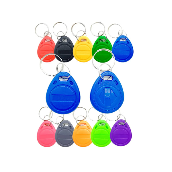 50 bitar T5577 Rewritable 125KHz RFID Key Fob EM4305 Copy Writable Rewrite Duplicate RFID Tag Proximity Token