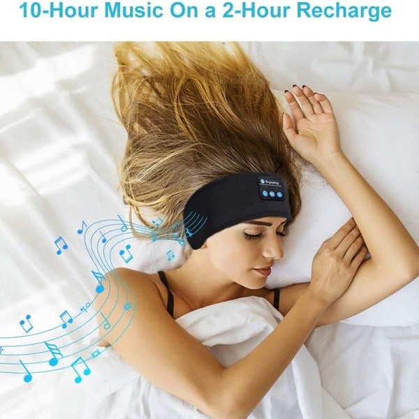 Bluetooth Kuulokkeet Urheilu Sleeping Hankipanta Elastinen Langaton Kuulokkeet Musiikki Silmä maski