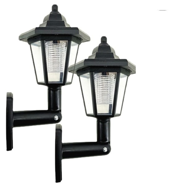 Ulkona LED Aurinko lamppu Led Seinä lamppu Retro lyhty Puutarha Sisustus vedenpitävä ulko aurinko katuvalo