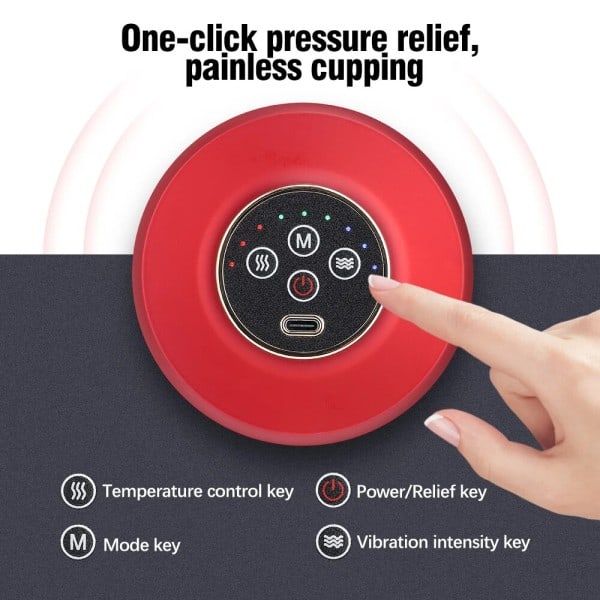 El Koppning terapi Massager Vakuum Sugkoppar Terapi Koppning Guasha Massage Verktyg